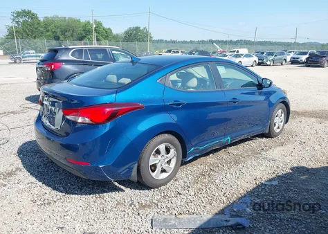 2015 Hyundai Elantra Se from USA, damaged, VIN KMHDH4AE6FU457176